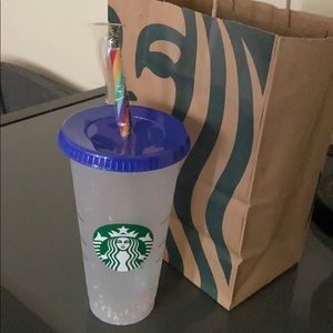 STARBUCKS confetti cup